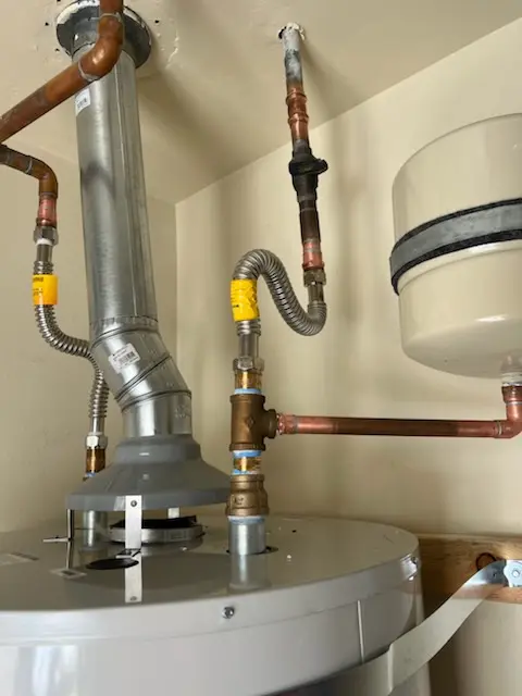 Water heater installation and plumbing repair in Brookside Park